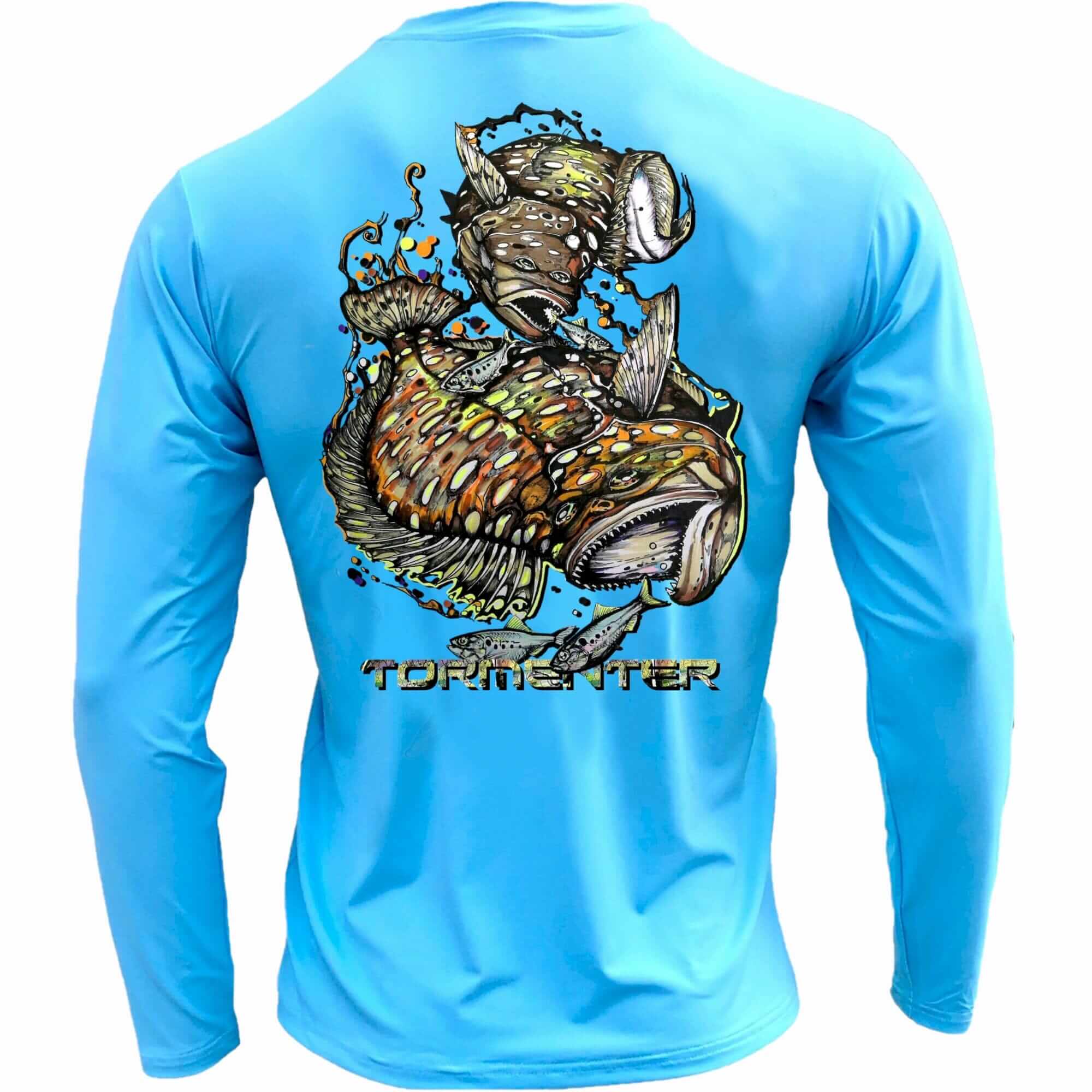 REEF & REEL Men's Fishing Shirt Summer Outdoor Long Sleeve T Shirt