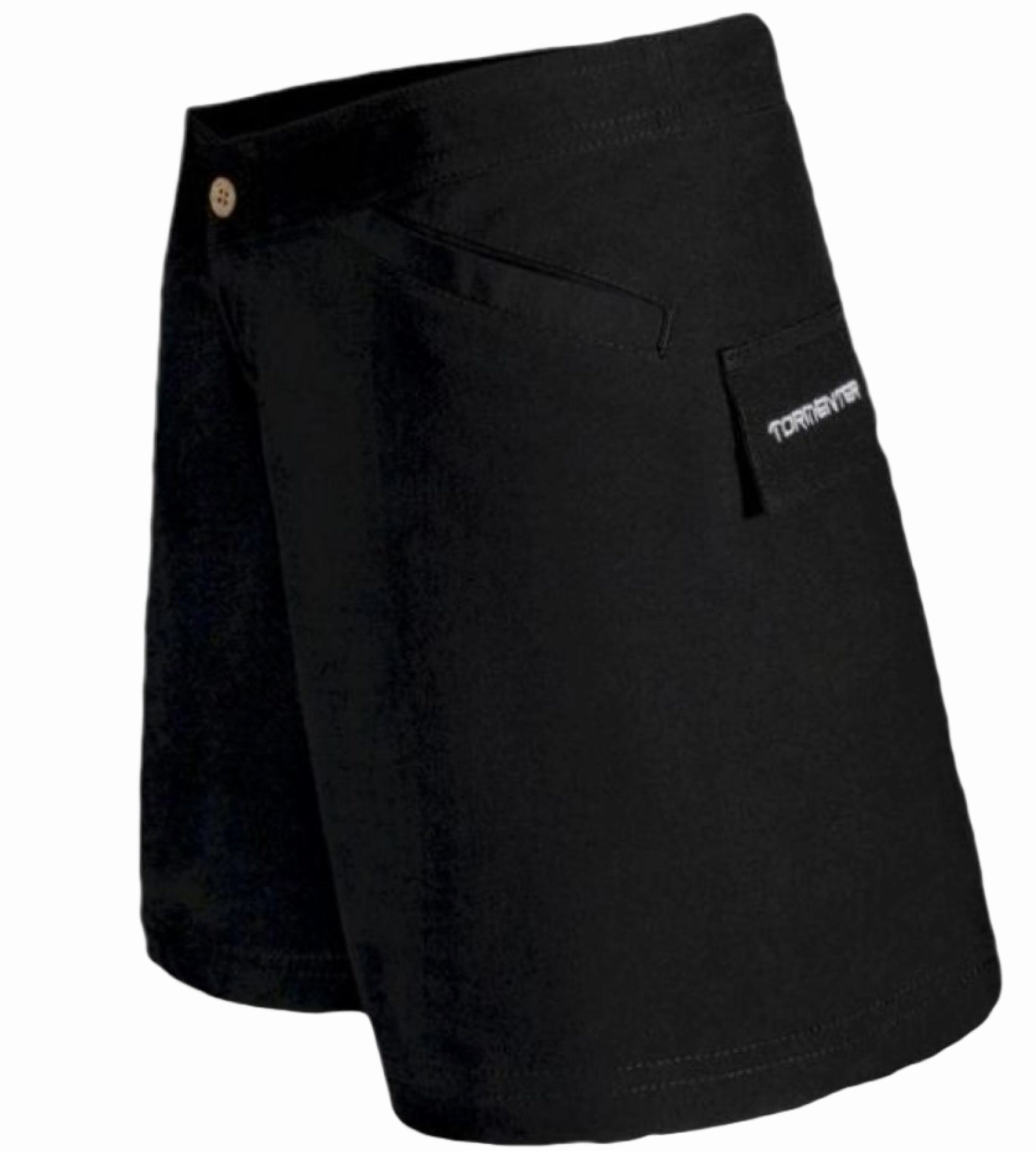 SEAFOAM AND BLACK WATERMAN 5 POCKET BOARD SHORTS