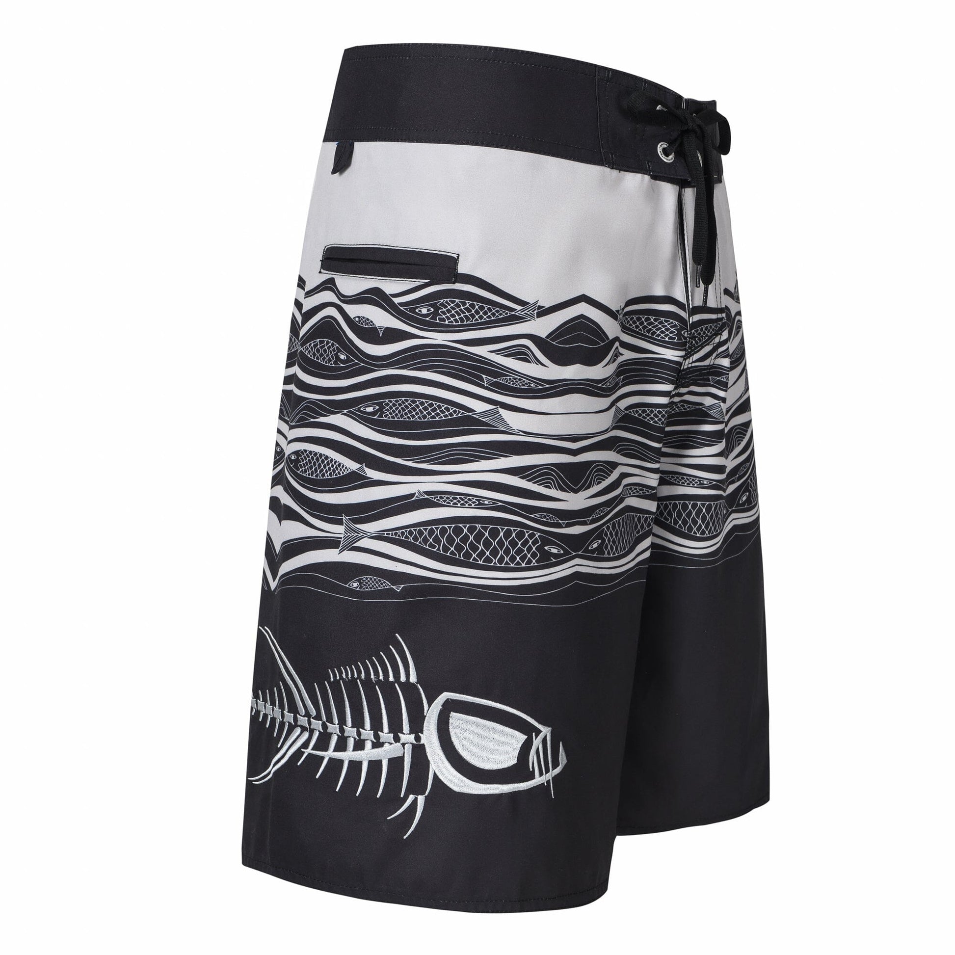 Kalakua Black Waterman 5 Pocket Board Shorts Waterman 5 Pocket Performance Fishing Board Shorts Tormenter Ocean Black 30 