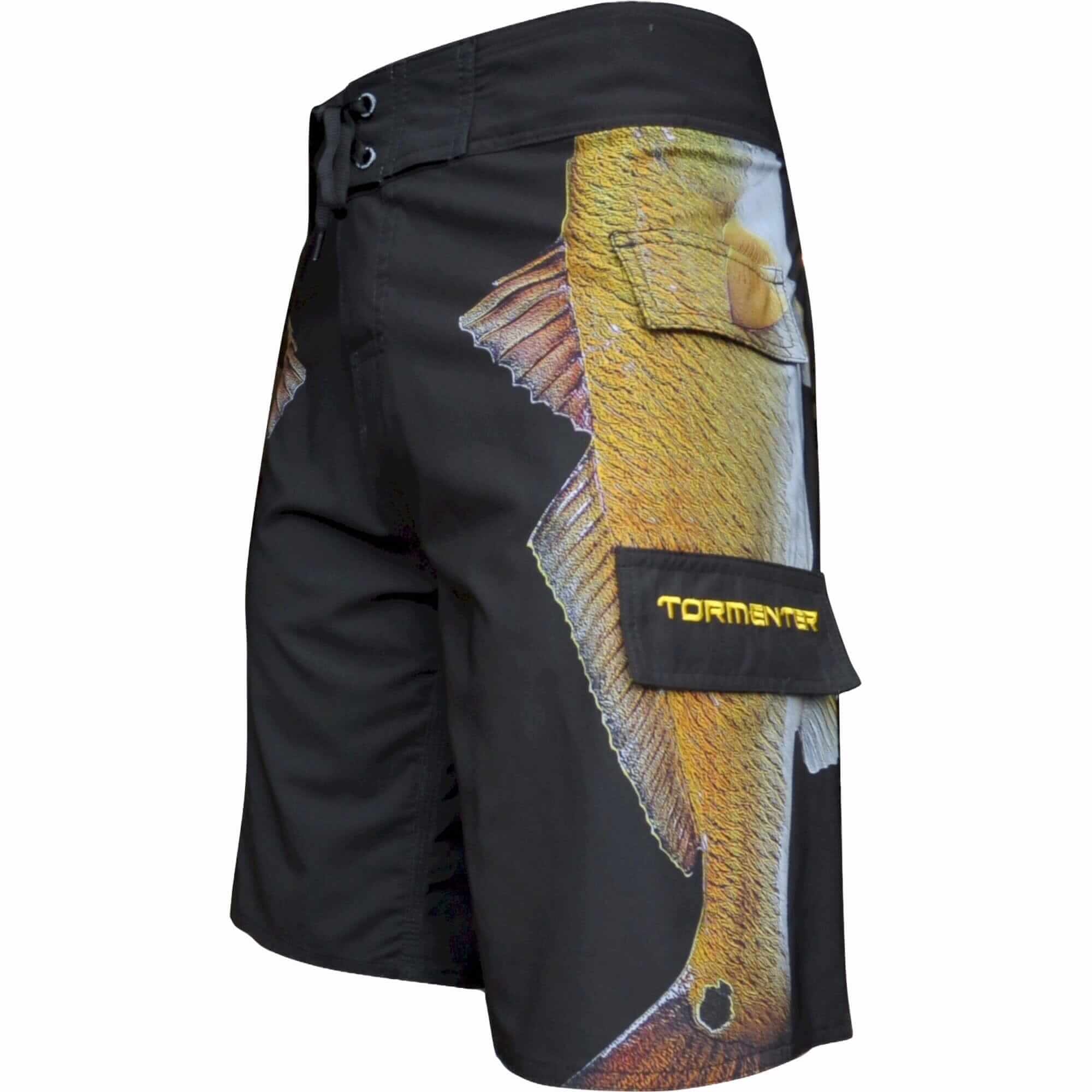 Tormenter 4x4 Board Shorts - Side to - Redfish, 30