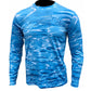 Men's Performance Shirt - Hydraflek Blue Men's SPF Ocean Fishing Tops Tormenter Ocean 