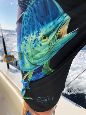 Mahi Mahi Fish On Anchor Deep Sea Fishing Camo UV Protection Shirt, Mahi  Mahi Tournament Fishing Shirt FSD3001