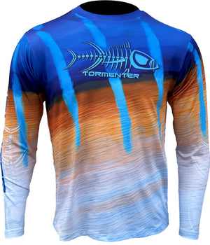 Youth Live Series Marlin SPF Shirt Youth Apparel Tormenter Ocean XS 