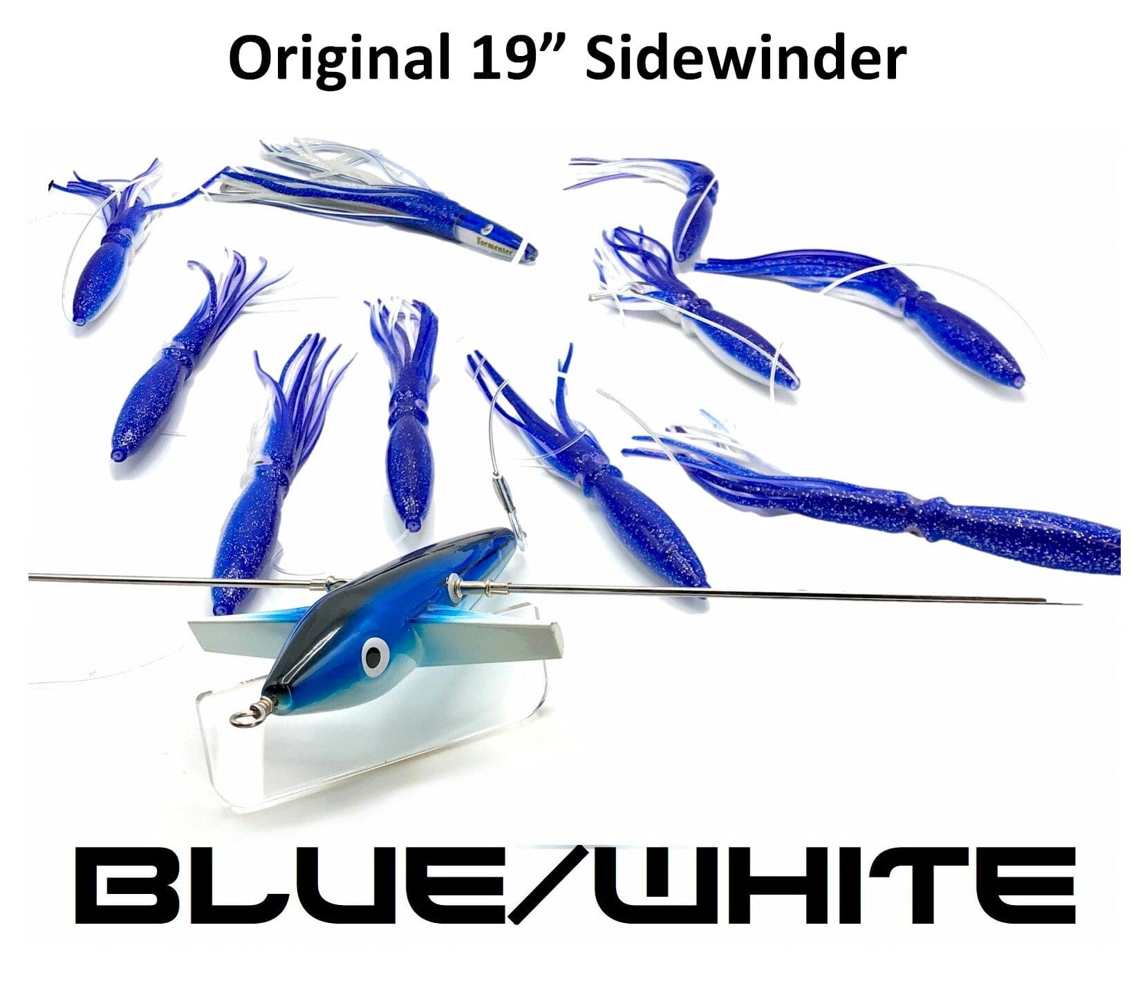 19in Tormenter Sidewinder Directional Spreader Bars - Pink/White